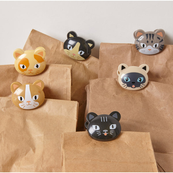 Kikkerland Cat Bag Clips