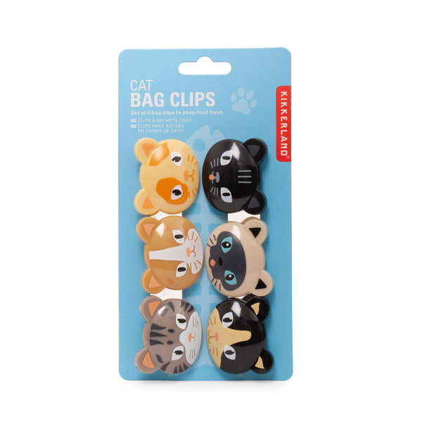 Kikkerland Cat Bag Clips