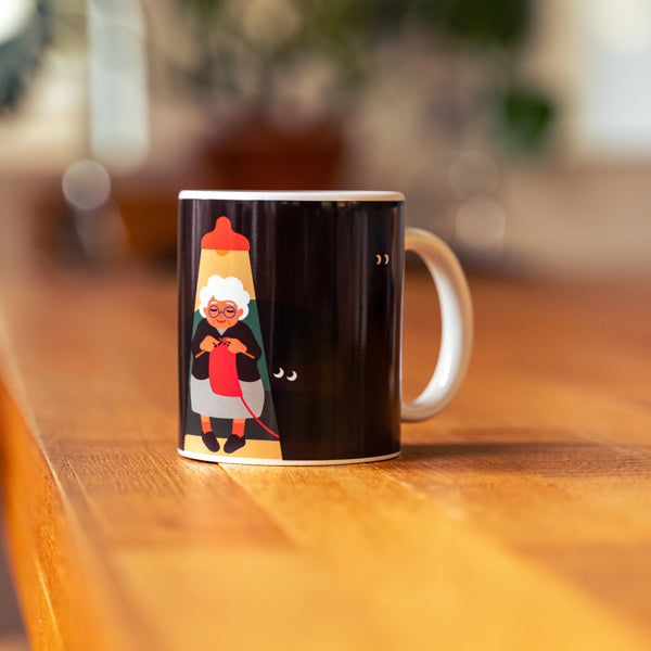 Kikkerland Cat Lady Morph Mug