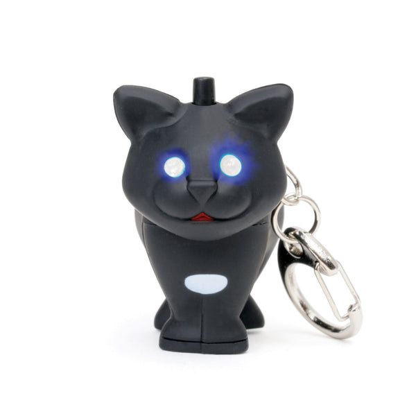 Kikkerland Cat LED & Sound Keychain