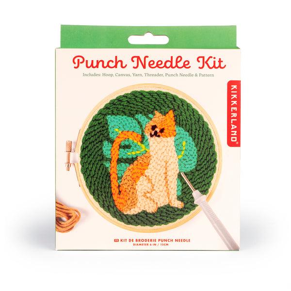 Kikkerland Cat Punch Needle Kit