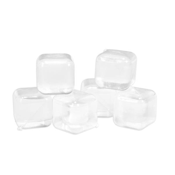 Kikkerland Clear Reusable Ice Cubes