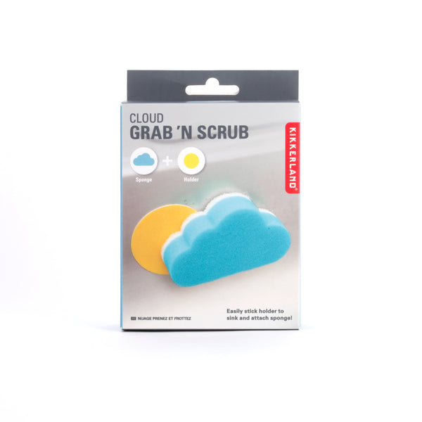 Kikkerland Cloud Grab 'N Scrub