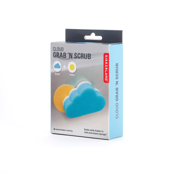 Kikkerland Cloud Grab 'N Scrub