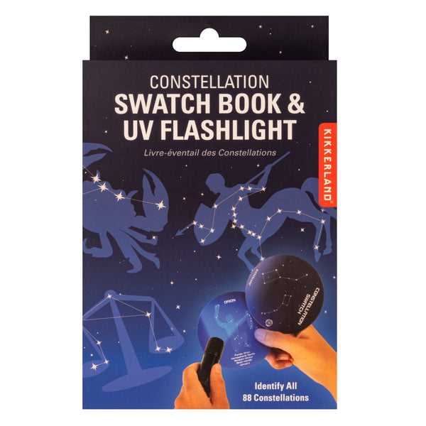 Kikkerland Constellation Swatch Book & Uv Flashlight