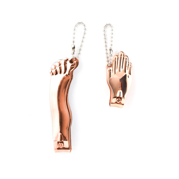 Kikkerland Copper Hand & Foot Nail Clipper Set