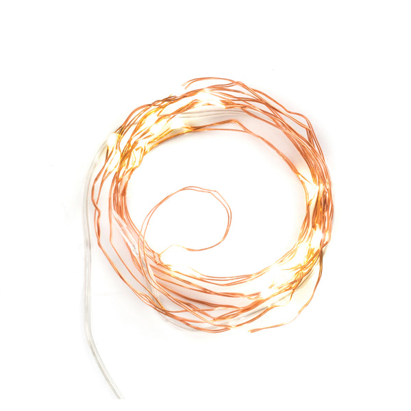 Kikkerland Copper String Lights