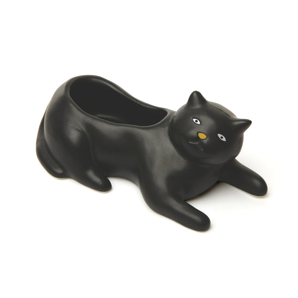 kikkerland Cosmo the Black Cat Planter