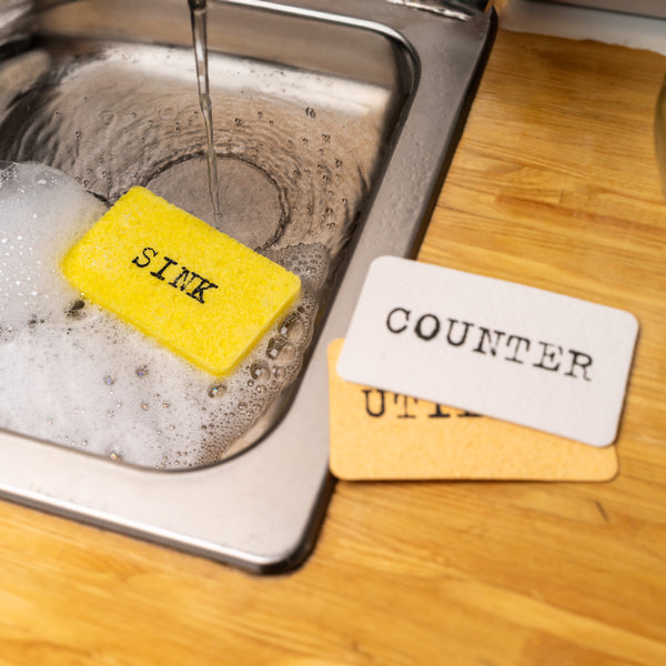 Kikkerland Counter Intelligence Pop-up Sponges