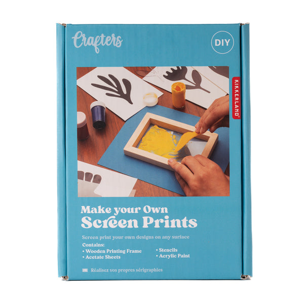 Kikkerland Crafter's Make Your Own Screen Prints