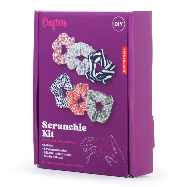 Kikkerland Crafters DIY Scrunchie Kit