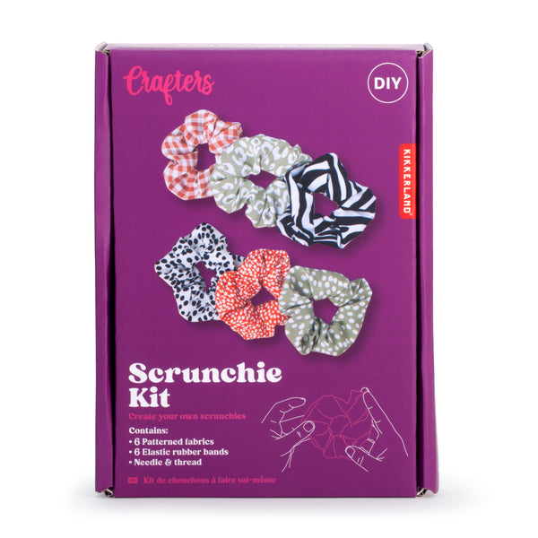 kikkerland Crafters DIY Scrunchie Kit