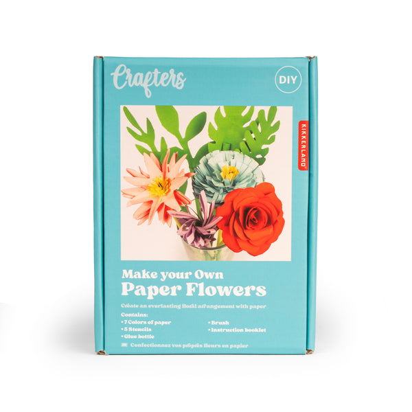 kikkerland Crafters Paper Flowers