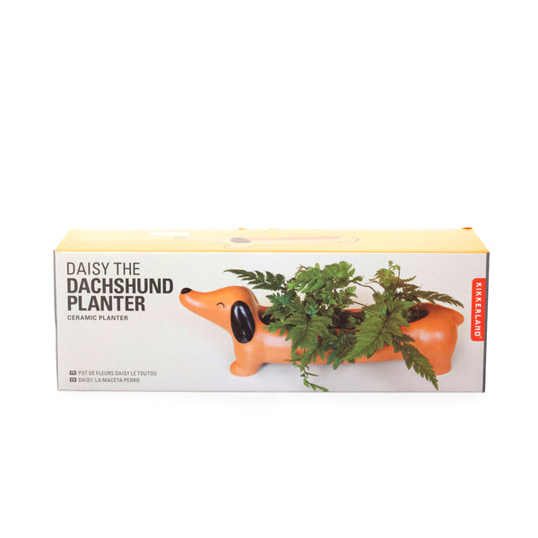 Kikkerland Daisy The Dachshund Planter