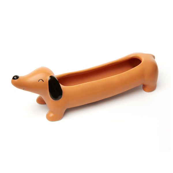 kikkerland Daisy the Dachshund Planter