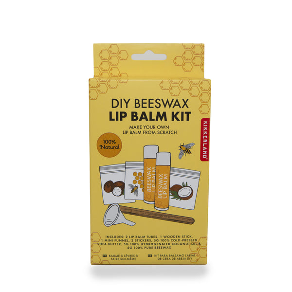Kikkerland DIY Beeswax Lip Balm Kit