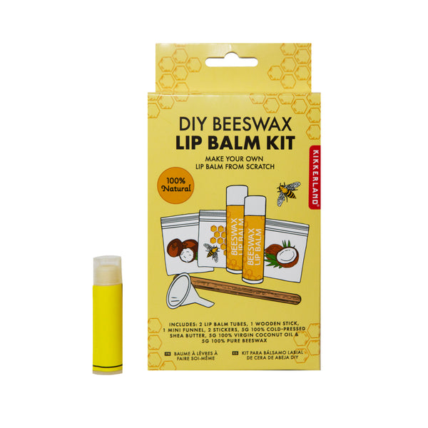 Kikkerland DIY Beeswax Lip Balm Kit