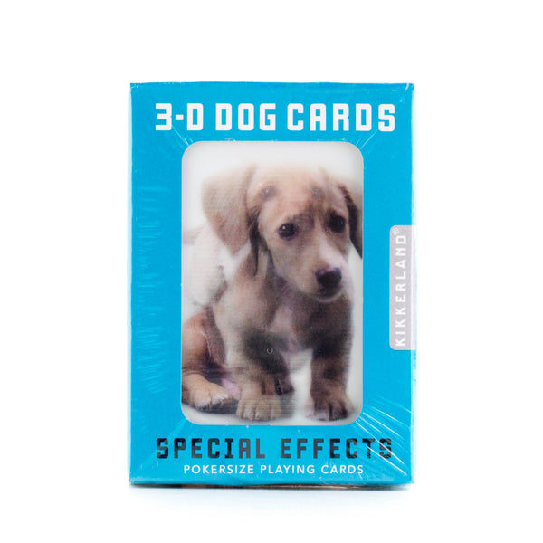 kikkerland Dog 3D Playing Cards