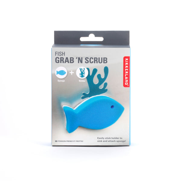 Kikkerland Fish Grab 'N Scrub