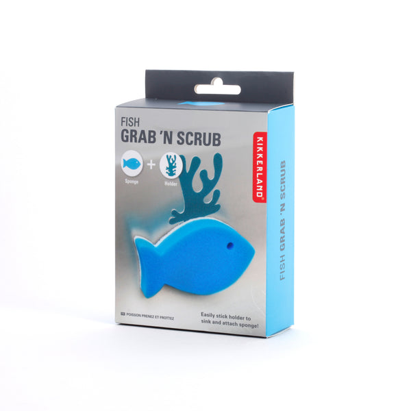 Kikkerland Fish Grab 'N Scrub