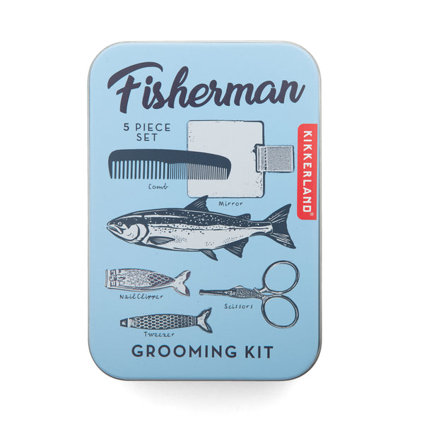 kikkerland Fisherman Grooming Kit
