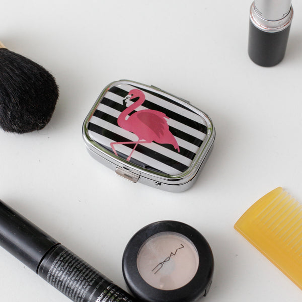 Kikkerland Flamingo Pill Box