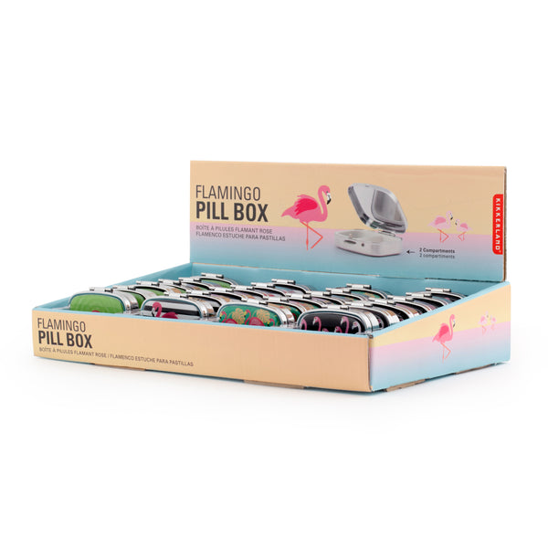 Kikkerland Flamingo Pill Box