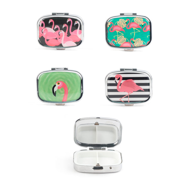 kikkerland Flamingo Pill Box