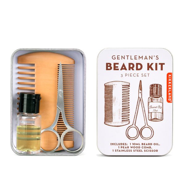 kikkerland Gentleman's Beard Tin