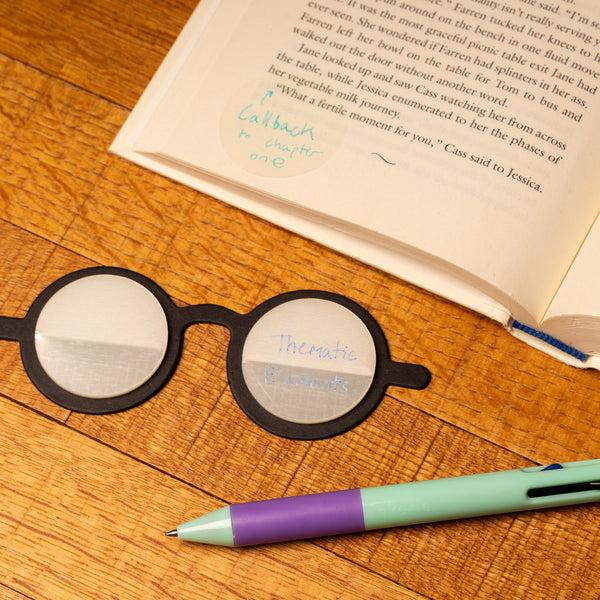 Kikkerland Glasses Sticky Notes