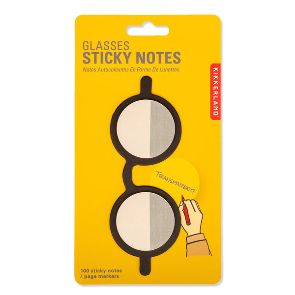 Kikkerland Glasses Sticky Notes