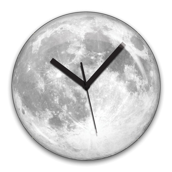 Kikkerland Glow In The Dark Moon Clock