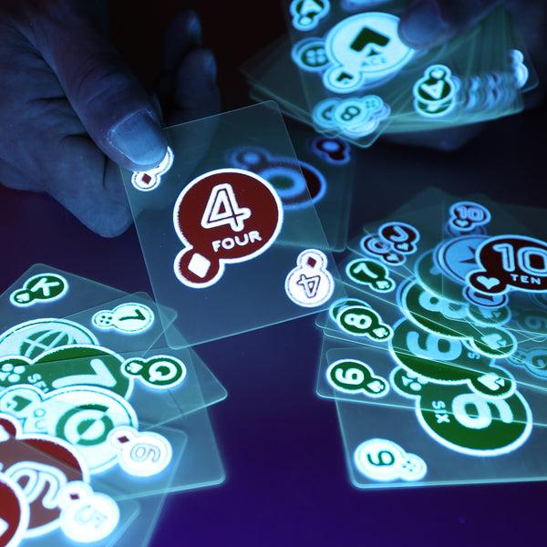 Kikkerland Glow In The Dark Playing Cards