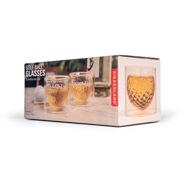 Kikkerland Golf Ball Glasses