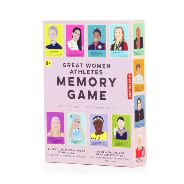 Kikkerland Great Women Athletes Memory Game