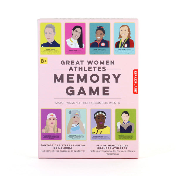 Kikkerland Great Women Athletes Memory Game