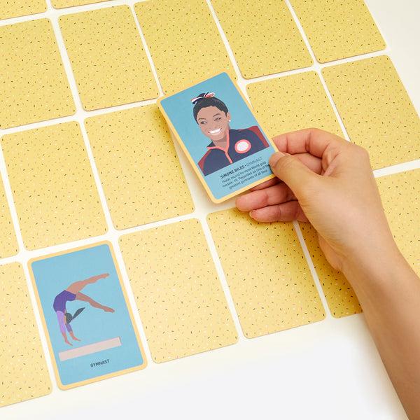 kikkerland Great Women Athletes Memory Game