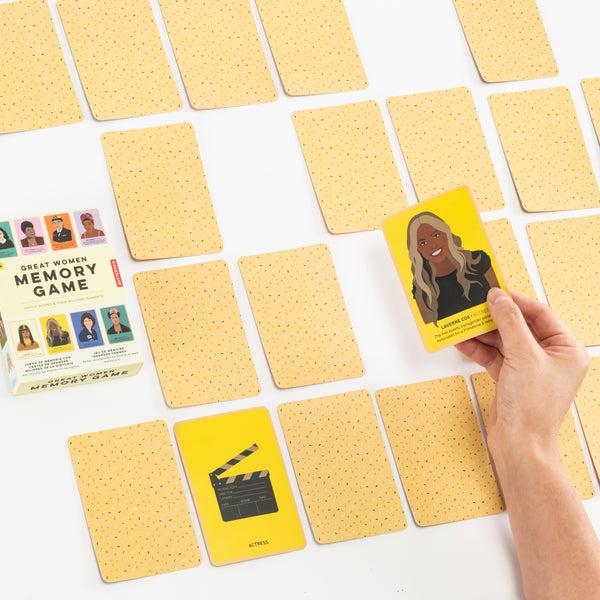 Kikkerland Great Women Memory Game