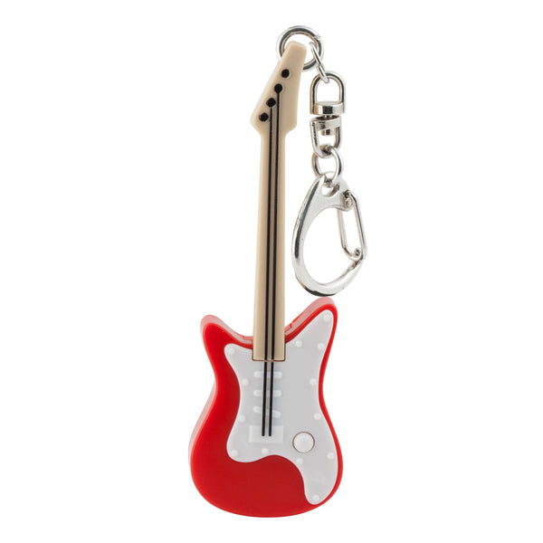 kikkerland Guitar LED & Sound Keychain