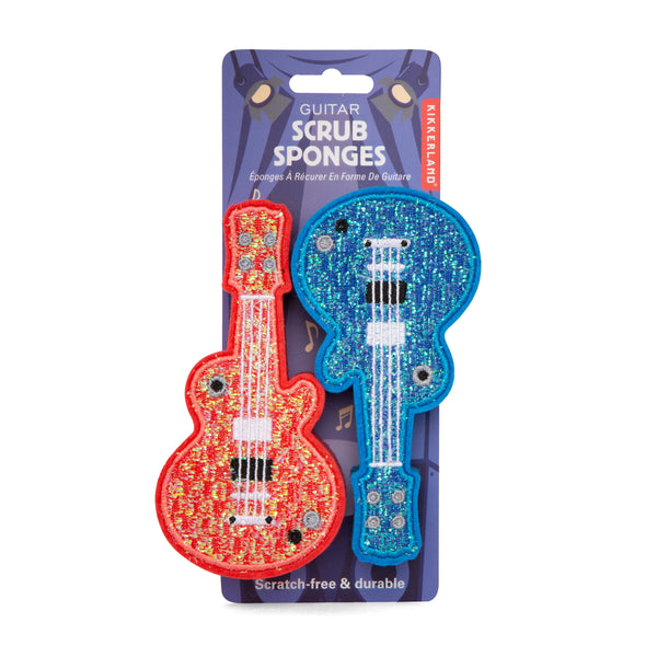 Kikkerland Guitar Scrub Sponges