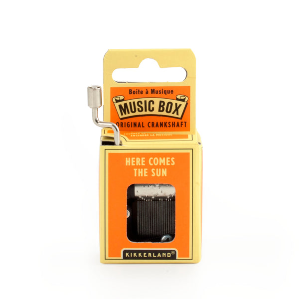 kikkerland Here Comes The Sun Music Box