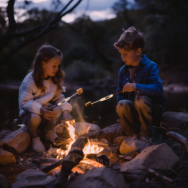 kikkerland Huckleberry Campfire Forks