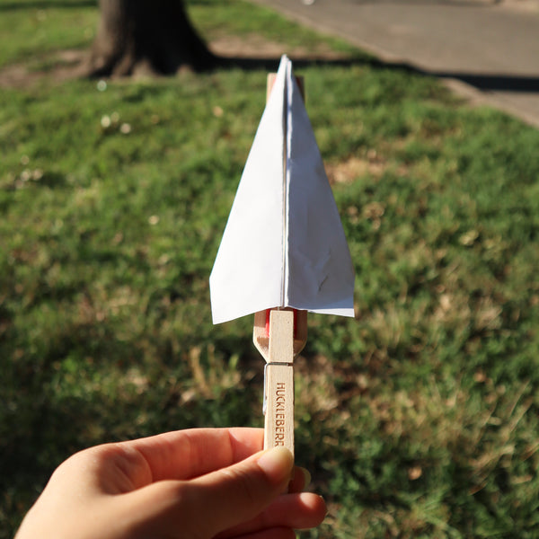 Kikkerland Huckleberry Paper Plane Launcher