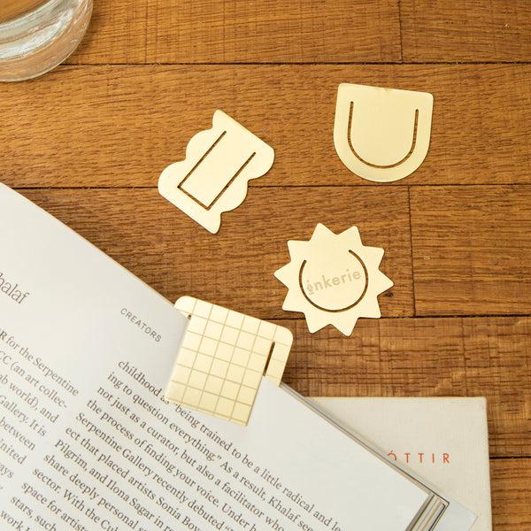 Kikkerland Inkerie 3 In 1 Metal Paper Clips