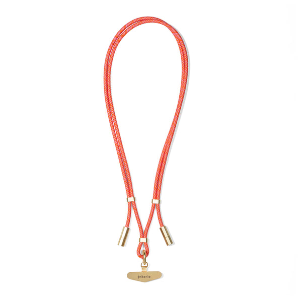 kikkerland Inkerie Charge & Carry Phone Lanyard Pink