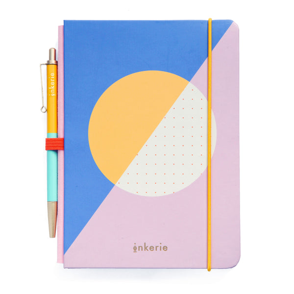 kikkerland Inkerie Dotted Mini Notebook & Pen