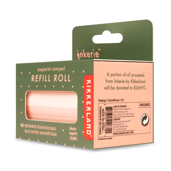 Kikkerland Inkerie Magnetic Notepad Refill Roll