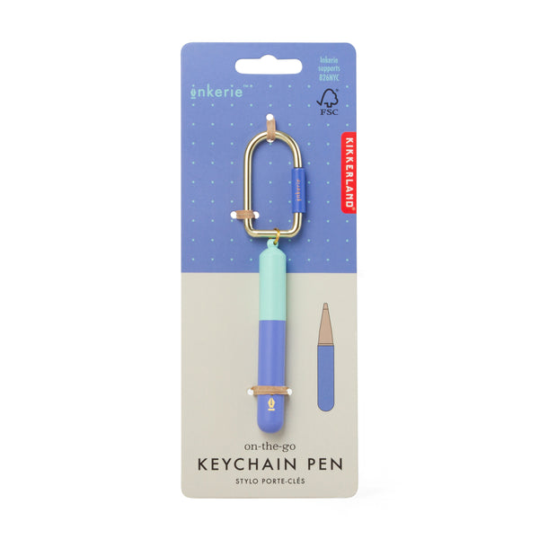 Kikkerland Inkerie On-the-go Keychain Pen