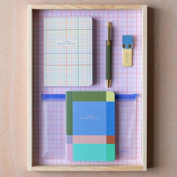 Kikkerland Inkerie On The Go Stationery Set