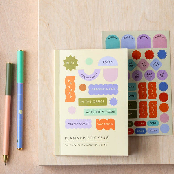 Kikkerland Inkerie Planner Stickers